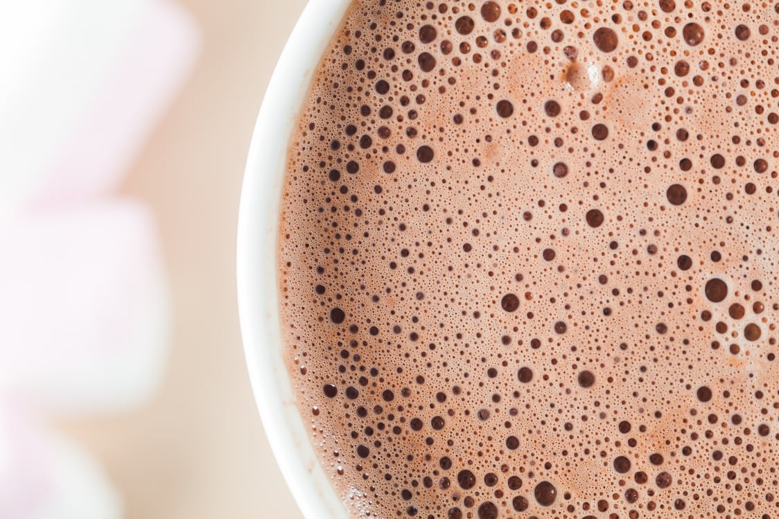 Close up of Hot Cocoa